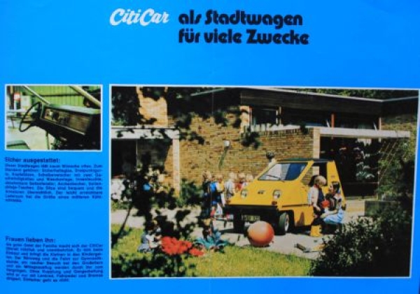 Vanguard Sebring CitiCar Modelprogram 1974 Carbrochure (6082)